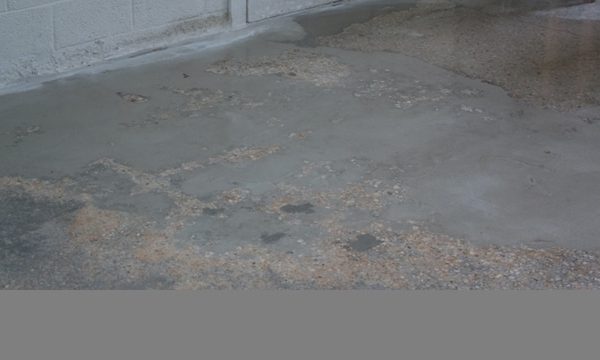 Large floor repair with DiamaKrete Mortar